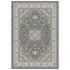 Kashan Anthracite Rug 5x8