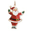 Vintage-Style Waving Santa Ornament