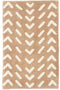 Chevron Beige Bath Mat