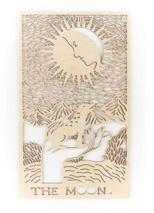 The Moon Tarot - Wooden Artwork