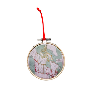 Canada Map Ornament