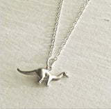 Tino-Saur Silver Necklace