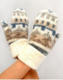 Icelandic Ivory Wool Mittens