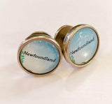 Newfoundland - Vintage Map Cufflinks