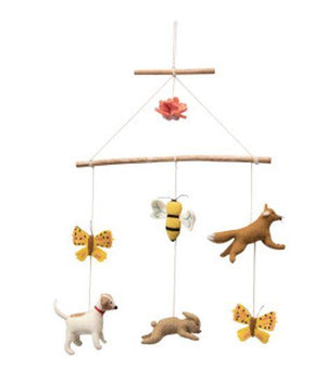 Animal Wool Mobile