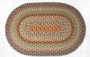 Multi Color Braided Jute Rug - 20" x 30" Rug