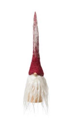 Gnome with Wooden Base Ornament