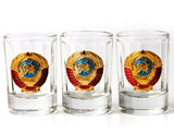 USSR Shot Glasses - Set of 3