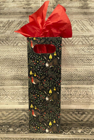 Christmas Garden - Wine Gift Bag