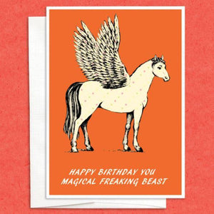 Magical Freaking Creature - Birthday Card