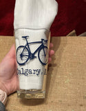 Bike Pint Glass - Navy