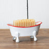 Red Bath Tub Soap Dish