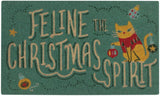 Feline the Christmas Spirit Doormat