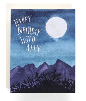 Happy Birthday Wild Man Card