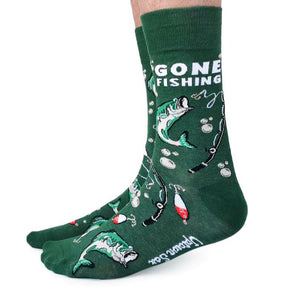 Gone Fishing Men's Socks