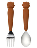 Big Kid's Lion Spoon & Fork Set