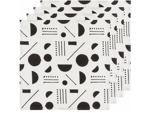 Domino Napkins - Set of 4