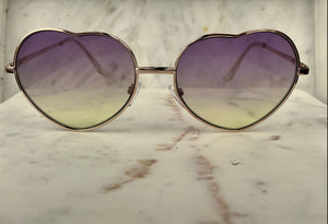 Maya Heart Purple Sunglasses