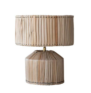 Hand-Woven Banana Leaf Lamp