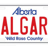 Calgary License Plate