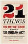 21 Things You May Not Know About the Indian Act Book