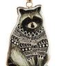 Raccoon in Sweater Ornament