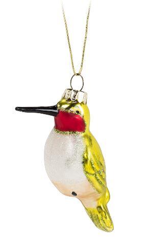 Green Hummingbird Ornament