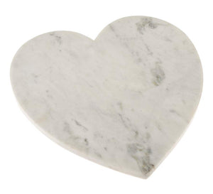 Marble Heart Serving Board