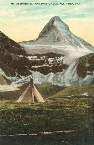 Vintage Mt. Assiniboine Wall Decor