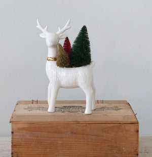 Reindeer Holiday Planter