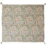 Kantha Floral Pattern Quilted Throw