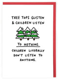 Children Listen Holiday Card