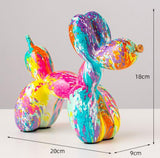 Graffiti Balloon Dog Sculpture