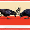 Crow Fight - Greeting Card