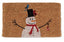 Snowman with Birds Coir Mat