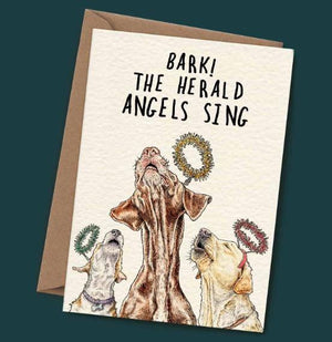 Bark! The Herald Angels Sing Card