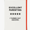 Excellent Parenting Card