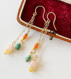 Beaded Chain Earrings