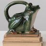 Ceramic Frog Watering Pitcher