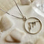 Silver Mountain Silhouette Necklace