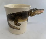 Alligator Hand Painted Mug