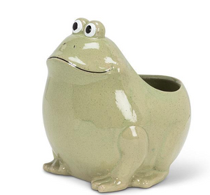 Green Frog Planter