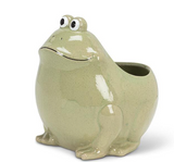 Green Frog Planter