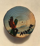 Alberta Snowboarder Magnet