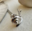 Silver Snail Necklace