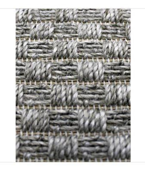 Iuta Basket Weave Silver Cloud 2x4 Rug