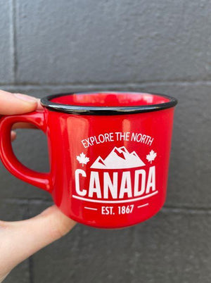 Red Canada Espresso Mug