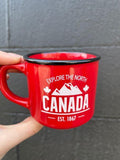 Red Canada Espresso Mug