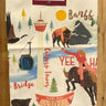 Calgary Icons Tea Towel