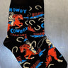 Howdy Cowboy Large - XL Calgary Socks Unisex